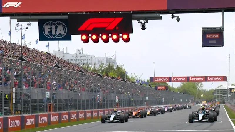 Bizarre false start in Canadian F1 race