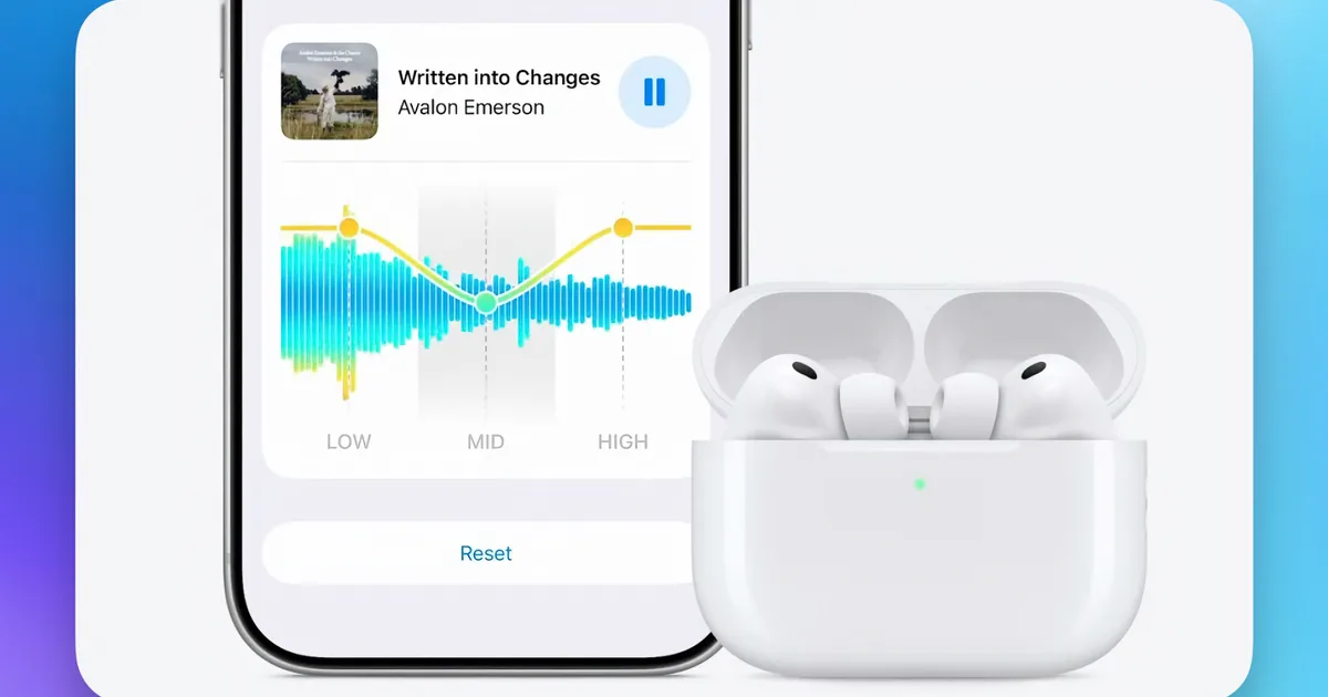 AirPods are finally getting a custom EQ to tune the listening experience