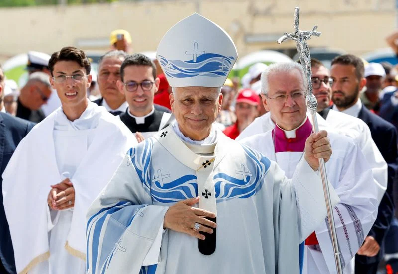 Pope Leo marks US anniversary with migrant appeal on Lampedusa