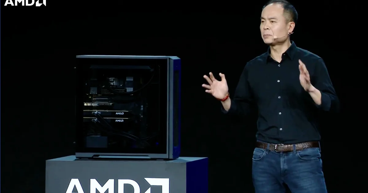AMD’s new workstation packs 576GB of GPU memory and enough horsepower for trillion-parameter AI models
